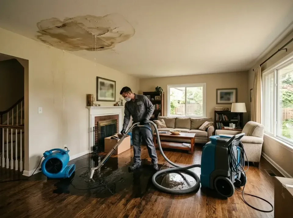 attic-pipe-burst-ceiling-drip-008 — frequently asked questions, Water Damage Restoration & Carpet Care in Chilton, WI
